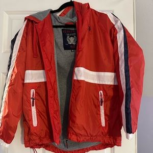 polo raincoat hoodie